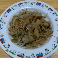 もやし炒め。|料理好きなじいさまさん