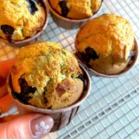 pistachio muffin with blueberry|anne.liu@my.comさん