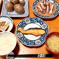 焼き鮭&いかバター焼き|マイさん