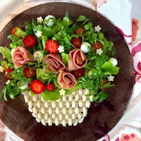 母の日フラワーバスケット💐