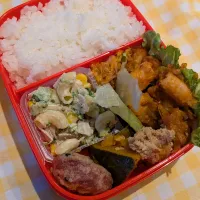 5/9  エビチリ弁当| 母さんのオベント記録さん