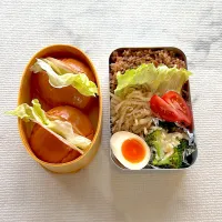 今日のオット弁当と、高３ムスメ弁当。|chi.aさん
