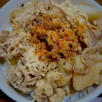 朝から牛丼（これ最強！）|サンドウィッチ伯爵さん