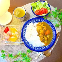 ズボラ飯　カレー