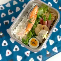 鮭のムニエル弁当|accoさん