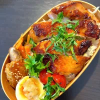 鶏肉の照り照り弁当|hichanさん