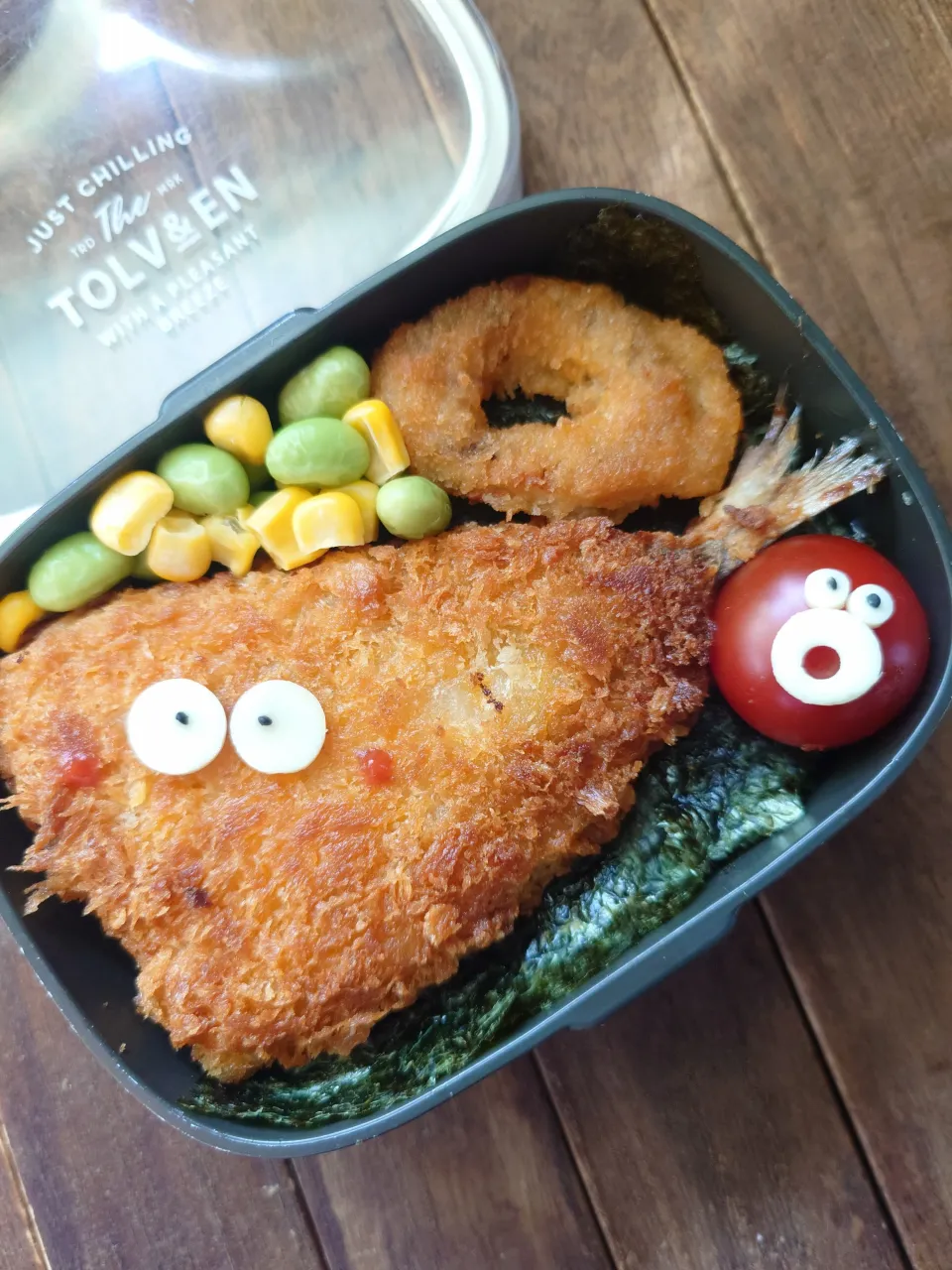 漢の…次女用🍱昨日のアジフライ弁当|ᵏᵒᵘさん