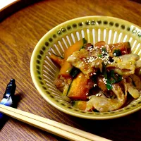 かぼちゃと豚の炒め煮|sono.kさん