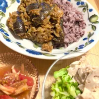 茄子とトマトでドライカレー|チョコさん