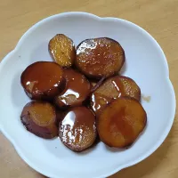 さつまいも煮た|しまだ ちえこさん