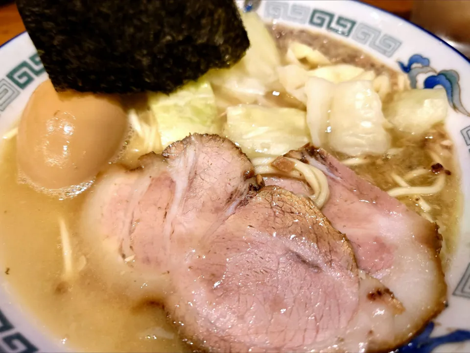 【5/14頃までの限定】 
渡なべ 
もっと美味しい初期型六坊
 (1,200円)
＋味付玉子 (150円)
@高田馬場7分、西早稲田 
25127
〈醤68塩22噌󠄀12タ5昆6出6F6冷2〉|大脇さん