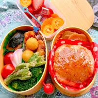 2025/05/09 鮭明太子おにぎり弁当|Blueberry🫐さん