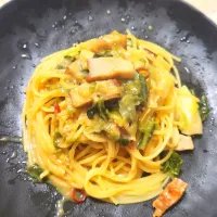 【今月の新作のコーナー】味噌のペペロンチーノ|すばるさん