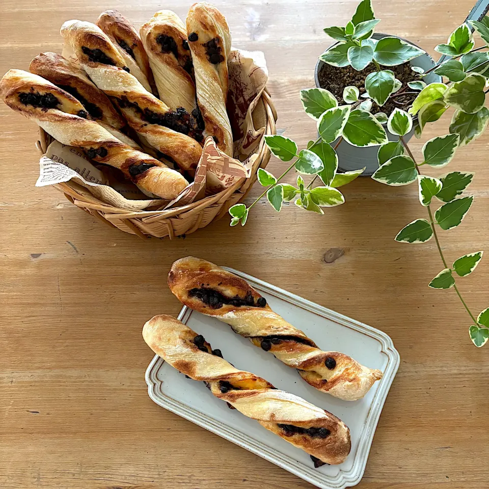 オレンジとチョコのバトン|えり@手作りパンさん