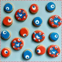 ミャク²風 🔴🔵アイシングクッキー