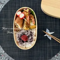 高校生男子お弁当🍱|AKUBI*:ஐ(●˘͈ ᵕ˘͈)さん
