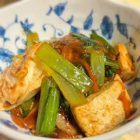 豚肉と豆腐と野菜の味噌炒め|ももさん