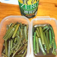 わらび　ポン酢生姜とめんつゆわさび😄|miimiさん