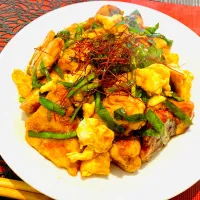 ✩.*˚鶏胸肉のニラたま  ～ガーリック醤油～|ゆきえもんさん