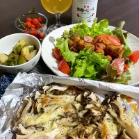 5/9晩酌：舞茸のチーズ焼き| ななみんさん