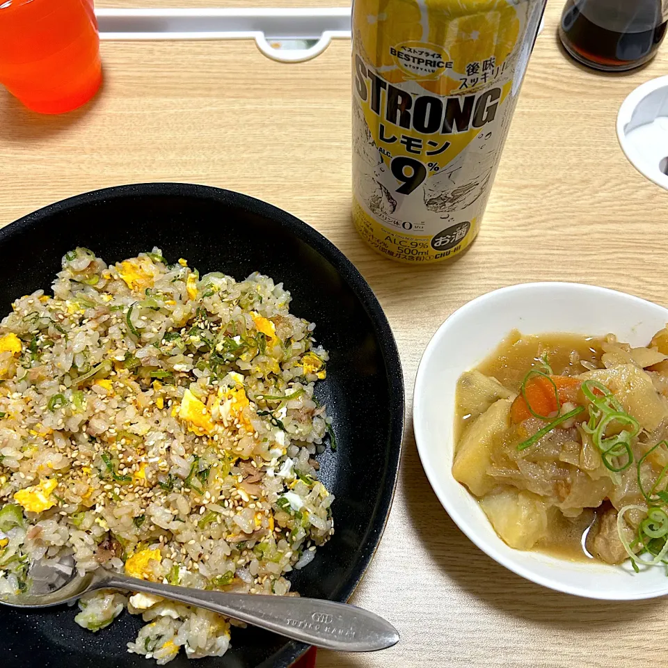 ツナ炒飯(夜)|＾＾さん