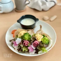 こずりんさんの料理 ブーケサラダサンド| FIKA789さん