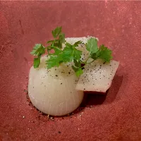 和食コース③・新玉ねぎと梅山豚