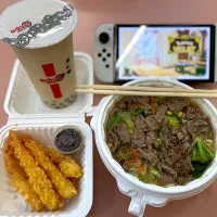 Dinner & Pokemon 🥰|BentoFoxさん