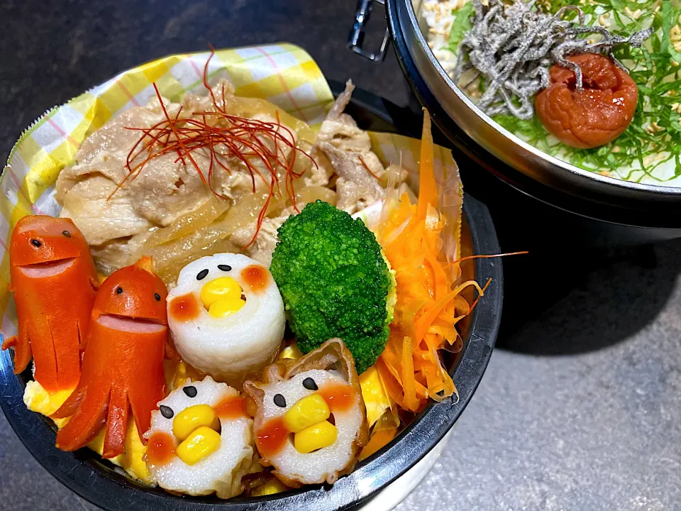 豚肉と玉ねぎの甘辛炒め弁当|Sugarさん
