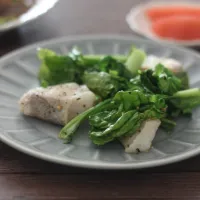 たらと菜の花のアーリオオーリオ|ちいさなしあわせキッチンさん