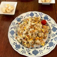 ブランチ♯納豆チャーハン|小松菜さん
