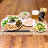 とろろオクラなめこメカブ蕎麦|Ruotoさん