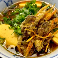 舞茸の天ぷら蕎麦|まみさん