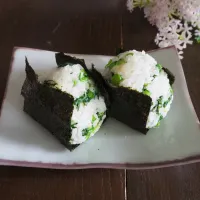 のらぼう菜のおむすび