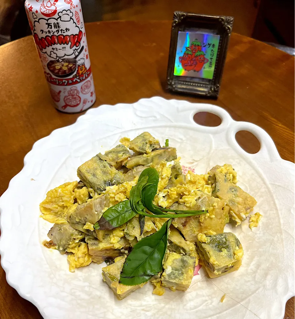 新茶新芽🌱卵とじ＊万能クッキングタレガーリック🧄ペッパー|henryさん