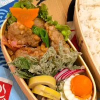 本日のお弁当〜から揚げ弁当