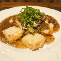 揚げ出し豆腐の牛肉そぼろ餡|野津政人さん