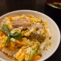 親子丼定食|もとしんさん