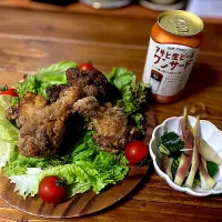 醤油麹の唐揚げときゅうりとみょうがの甘酢漬け|⭐︎るみ⭐︎さん