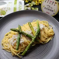 🇮🇹アスパラとしらすの和風パスタ🇮🇹|めいめいさん