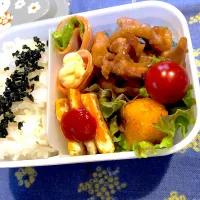 2025.5.11  ＊今日のお弁当＊焼き鳥風炒め♪|rinrin*mama*さん