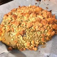 抹茶と黒豆のクランブルケーキ|チョコさん