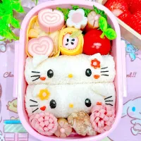キティちゃんミミィちゃん弁当| Miiaさん