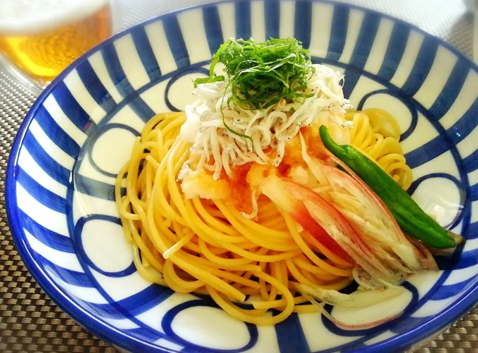 しらすおろしポン酢スパゲティ|はなこ@Pinonodiningさん