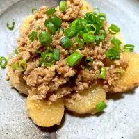 大根と豚ひき肉の煮物🥢|keitanさん
