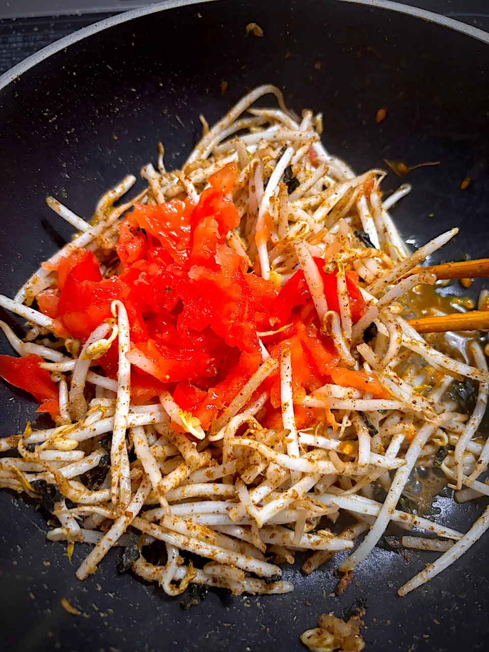 焼きそば作った後のフライパンでそのまま|𝓤𝓬𝓪さん