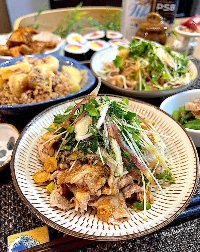 豚しゃぶサラダ🥗🐷|ラゴさん。さん
