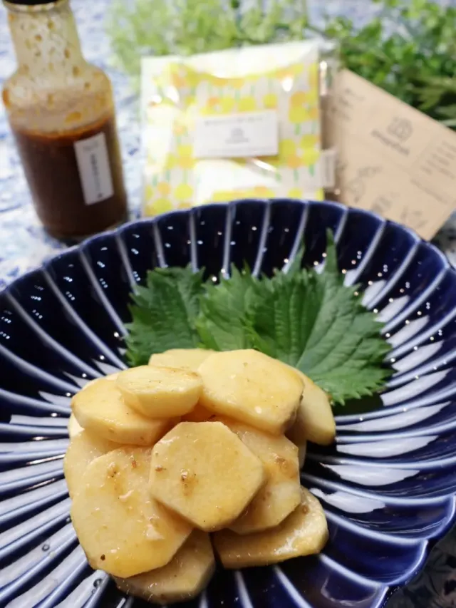 Snapdishの料理・レシピ写真:長芋の浅漬け｜元気が出る発酵焼肉のタレで大満足レシピ集♪