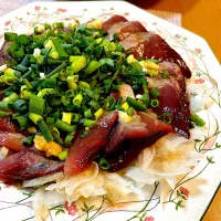 新玉ねぎとカツオのサラダ|Mikaさん