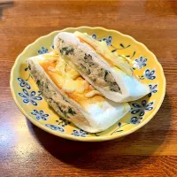 はんぺんのツナと大葉のはさみ焼き|ちろるろさん